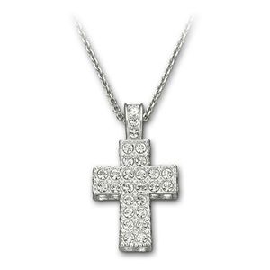 Swarovski crystal cross necklace